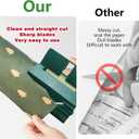 2 Pack Wrapping Paper Cutter & Adjustable Wrapping Paper Cutter, Gift Wrap Cutter Tool for Christmas Birthday, Easy Cut for Present Wrapping