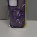 DOMAVER for iPhone 16 Pro Max Case, Magnetic Phone Case iPhone 16 Pro Max [Compatible with MagSafe] Slim Fit Flowers Floral Design Shockproof Protective Bumper Women Men Girls Boys Cover- Deep Purple