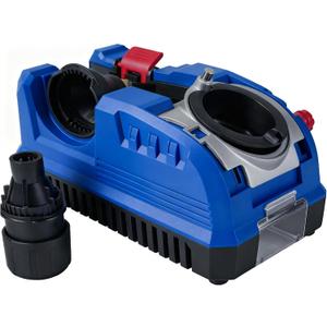 Drill Bit Sharpener for All Bits 3/32-3/4", High-Speed Portable Power Drill Bit Sharpeners, Adjustable 115-140 Angles Drill Sharpener, Sharpens HSS, Carbide Steel, Masonry, Cobalt, Tin-Coated Bits