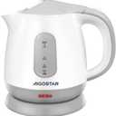Aigostar Small Electric Kettle, 1L Portable Electric Tea Kettle 1100W with Automatic Shut-Off and Boil Dry Protection, Travel Hot Water Boiler Cordless for Making Coffee and Tea, BPA-Free, Grey