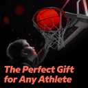 GlowCity Glow in The Dark Basketball - Sizes 5, 6, 7 Light Up Ball for Kids, Teens & Adults - Red Glow for Outdoor Games - Sports Birthday Gifts Ideas for Boys Ages 6 7 8 9 10 11 12 13 14