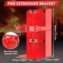 Fire Extinguisher Mount, 2PCS Heavy Duty Fire Extinguisher Bracket with Screws Fits 10lb Dry/5lb Co2 Extinguisher for School Home Garage Laboratory and Vehicle Perfect for Wall Mount