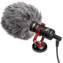 Universal Camera Microphone Super-Cardioid Shotgun Microphone with Shock Mount for Camera, Consumer, Camcorder iPhone, Android Smartphones