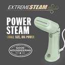 Conair Handheld Garment Steamer for Clothes - Power Steam: Small Size, Big Power - Great for Home, Office, or Travel with Dual Voltage for Worldwide Use, Mint Green