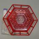 Hummingbird Feeders for Outdoors Hanging, 10 oz Wild Bird Feeder with 30 Feeding Ports, Hummingbird Feeder and Built-in Ant Moat, Easy to Clean and Refill (Red)