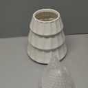 Roowest Ceramic Christmas Cookie Jar 10 x 7 Inch Neutral Christmas Tree Ceramic Cookie Jar Xmas Holiday Farmhouse Decor with Lid Bowl Food Storage Container for Xmas Festival Holiday Party Gift