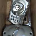 Schlage BE365 V CAM 619 Camelot Keypad Deadbolt, Electronic Keyless Entry Lock, Satin Nickel