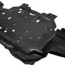 HECASA Engine Splash Shield Compatible with 2015-2020 Honda Fit LX Sport EX EX-L Replacement for HO1228147 HO1228148 74110T5RA00 74110T5RA10 Plastic Black