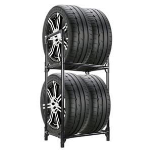 Hershii Tire Rack, Tire Storage Rack Stand Garage Storage Shelf Organizer