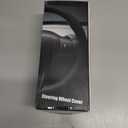 Leather Steering Wheel Cover for Chevy Silverado 1500 2500 3500, 14.5-15 inches Car Steering Wheel Cover with Non-Slip Breathable (Black)