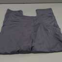 MOREFEEL V Cross Waist Capri Leggings for Women- Summer Workout Tummy Control Butt Lift Soft Sports Gym Yoga Pants Tights , size L