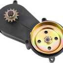 NovelBee Motorcycle Transmission Gear Box for 47CC 49CC 2-Stroke Engine Mini Pocket Bike (Black)