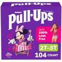 Pull-Ups Girls' Potty Training Pants, Size 2T-3T Training Underwear (16-34 lbs), 104 Count