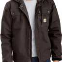 Carhartt Men's 103826 Bartlett Jacket - Sherpa Lined (Large, Dark Brown)