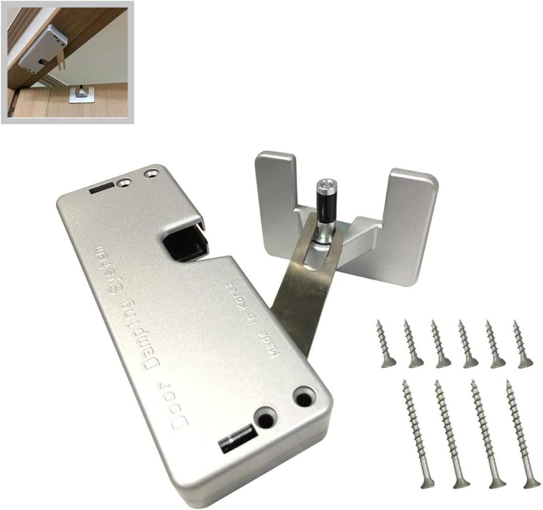 Hansan Damping Door Closer for Interior Door Quiet and Safe Home Auto Door-Closer with Easy Installation Durable