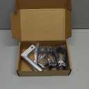 Otoolling 2 Pcs 90 Degree Feather Flag Holder for Canopy Tents Vertical Flagpole Holder Mounting Bracket for S, XS, XXS Feather Flags with Flagpole Diameter of Less Than 17 mm, Hexagonal, Black