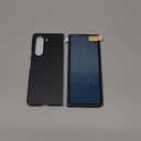 Ruky for Samsung Galaxy Z-Fold-5-Case, with Built-in Privacy Screen Protector & Support Wireless Charging Slim Full Body Protective Phone Case for Samsung Galaxy Z Fold 5 5G, Black