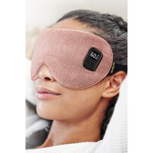 Heated Eye Mask for Dry Eyes: Warm Compress for Digital Tired Eyes, Stye Relief - Cordless, Adjustable Heat & Timer Settings - Airplane/Road Travel, Sleep aid, Office nap Pink