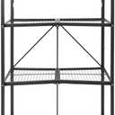 Origami R5 Foldable 4-Tier Garage Shelving Heavy Duty Shelving with Wheels, Metal Storage Rack Holds 1000 pounds, Garage Storage Rack & Organization, Storage Shelving (Refurbished, Random Color, R5)