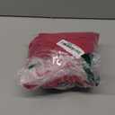 ANRABESS Women's Square Neck Ruffle Split Midi Elegant Formal Wedding Guest Cocktail Bridesmaid Graduation Party Dresses (X-Large, Red)