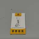 Foldable Cell Phone Stand for Desk, Adjustable Cellphone Ring Holder Finger Kickstand for Office Desktop & Magnetic Car Mount, Rotatable Multi-Angle Hand Grip for iPhone 16 15 Smartphones Back Case (Adhesive- Silver)