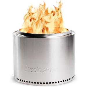 Solo Stove Bonfire 19.5" Smokeless Fire Pit with Removable Ash Pan | Portable Outdoor Fire Pit | Stainless Steel - Wood Burning Lightweight Fireplace | Ideal for 4-6 People, 20 lbs