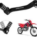 JFG RACING Motorcycle Gear Shifter Shift Lever Folding Tip CNC for CRF250F 19-23 CRF150F 03-17 CRF230F 03-17 19 XR150L 15-23 Black