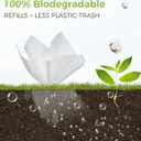 Classycoo Face Towel Holder, 50 PCS Disposable Towels XL Included Compatible with Clean Skin Club Cotton Towel, Odor-Free, Marble Acrylic Container Box Facial Wipes, Bathroom Cosmetic Storage