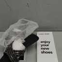 LUCKY STEP Women's Rhinestone Flat Sandals Open Toe Summer Glitter Bling Sparkle Dressy Slip on Outdoor Crossed Strap Slide (Black,9 B(M) US)