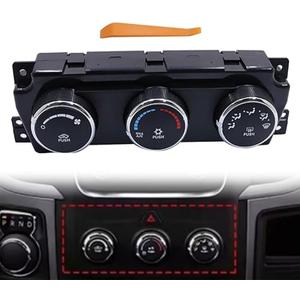 Heater AC Climate Temperature Control, Compatible with Dodge RAM Truck 1500 2500 3500 4500 5500 2010 2011 2012, Replace 55111290AE 68090626AD