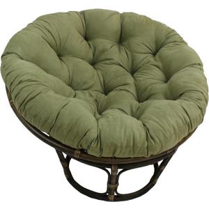 Blazing Needles Microsuede Papasan Cushion, (Pack of 1), Sage Green