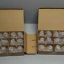 24 Pcs Candlestick Holders Bulk, 2.56 x 3.55in Clear Taper Candle Holders, Glass Candle Holders Set for Wedding Table, Party, Windowsill Decor