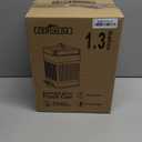 CEROELDA Small Trash Can with Lid-5L/1.3 Gal,Stainless Steel Outdoor Dog Poop Garbage Can-Farmhouse Retro Metal Waste Bin w/Step Pedal for Bathroom Bedroom Office-Soft Close-Black