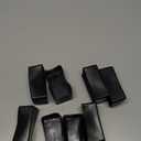 (8 PCS) 2x4 Wood Post Rubber End Caps (1.57" x 3.15")  Waterproof and Weather-Resistant Rubber Caps for Table Legs, Chair Legs, Armrests, and Outdoor Lumber Posts (Black)