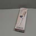 Conair Double Ceramic 1 ½-Inch Curling Iron, 1 ½-Inch Barrel Creates Soft Waves & Curls, Hair Curler for Use on Medium & Long Hair, White/Rose Gold,  1.5 Inch