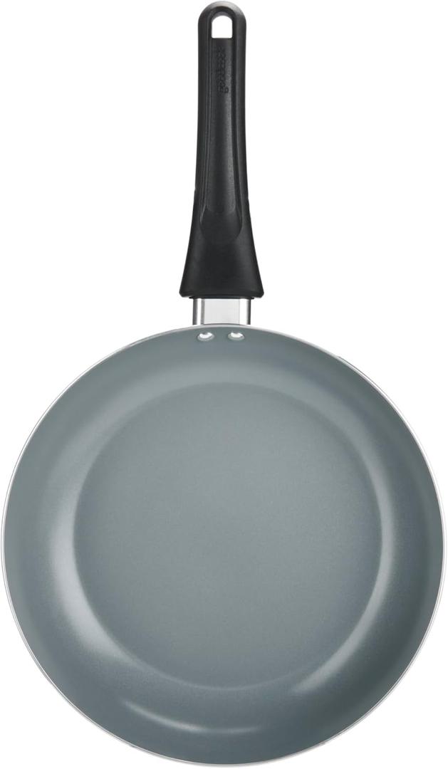 GoodCook Everyday Fry Pan Ceramic Nonstick Aluminum Construction for Even Heating Non-Toxic PTFE & PFOA Free, 10-Inch, Black