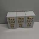 3 x Multi-Functional Electric Makeup Brush Cleaner - Automatic, Energy Saving Makeup Brush Cleaner: Convenient and efficient Makeup Brush Cleaning Solution (Pearl white)