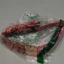 Elegant little tail Valentine's Dog Collar, Cute Red Heart Pet Collars with Bow for Small Dogs, Female or Male Adjustable Cotton Pet Collars Holiday Puppy Collar for Small Medium Large Dogs (Large (Pack of 1))