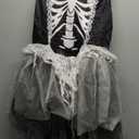 Seasons Halloween Girls Ghostly Skeleton Costume (L(10-12))