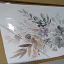 Sage Green Botanical Framed Wall Art Set of 3, 16x24 inch, 16"x24" Natural Framed
