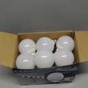 hansang 12 Pack Vanity Light Bulbs for Bathroom, 2700K Warm White E26 Base Round LED Globe Bulb, 60W Equivalent, G25 Vanity Light Bulb for Makeup Mirror Bedroom 120V, CRI85+, 500LM, Non-dimmable