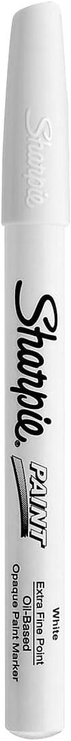 Sharpie Oil-Based Paint Marker, Extra Fine Tip, White Ink (1875034)