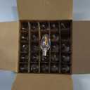 25 Pack C7 LED Replacement Light Bulbs, Shatterproof LED Bulbs for Window Candles & Chandeliers, E12 Screw Base, 0.6 Watt Equivalent to 5 6 7 Watt Incandescent Bulbs, Warm White 2200K