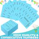 Kosiz 300 Sheets Raffle Tickets Sheets Hold This Stub Chinese Auction Basket Raffle Tickets for Silent Events Fundraiser(10 Bid,Blue)