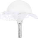NUOBESTY Bridal Bouquet Holder Foam Floral Handle 9.05X9.05X8.26 Inch Wedding Flower Arrangement Base for DIY Crafts and Ceremony