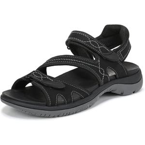 Dr. Scholl's Women's Adelle Sandal Black Fabric 6.5 M