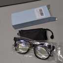 miyya Blue Light Glasses for Women & Men Oversized UV & Blue Light Blocker Chunky Frames, Stylish Eyewear Accessories, Oval