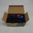 Flexi Hose Expandable Garden Hose with 8 Function Nozzle, 50FT - Lightweight Retractable Garden Hose, Water Hose - No-Kink Flexibility, 3/4 Inch Solid Brass Fittings and Double Latex Core