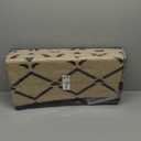 Smiry Outdoor Rug 9x12 ft, Waterproof Reversible Plastic Straw Rugs, Boho Outdoor Area Rug, Outside Floor Mat for Patio, Backyard, Deck, Picnic, Beach, Camping, Beige