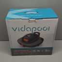 Robotic Pool Cleaner, Cordless Technology with Self-Parking Feature, Suitable for Flat and above Ground Pools, White, VRPC01-3